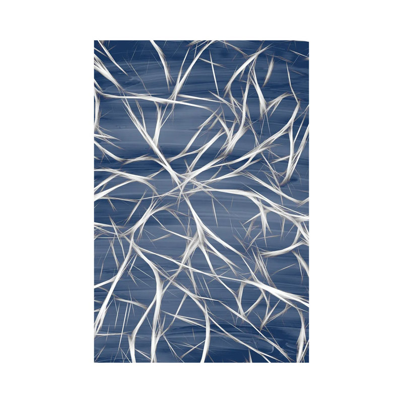 Branching Blue II by Kimberly Allen - Wrapped Canvas Print, 101.6 cm H x 66.04 cm W x 1.91 cm D