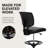 Volt Series Mid-Back Genuine Leather Drafting Chair-15048480