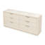 Portrait - Alabaster White 6 - Drawer Solid Wood Dresser