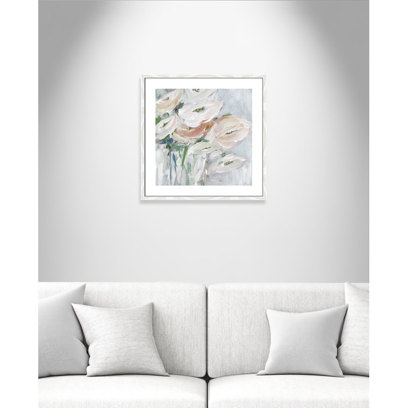 Impeccable " Impeccable " by Susan Pepe, White Wood Framed Paper, 24.75" H x 24.75" W x 0.75" D