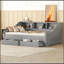 Lit de jour polyvalent avec conception extensible, fabrication robuste et station de charge pour une utilisation pratique-2023153219