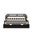 Lit de jour simple en bois avec couchette, lit de jour extensible avec couchette-972807603
