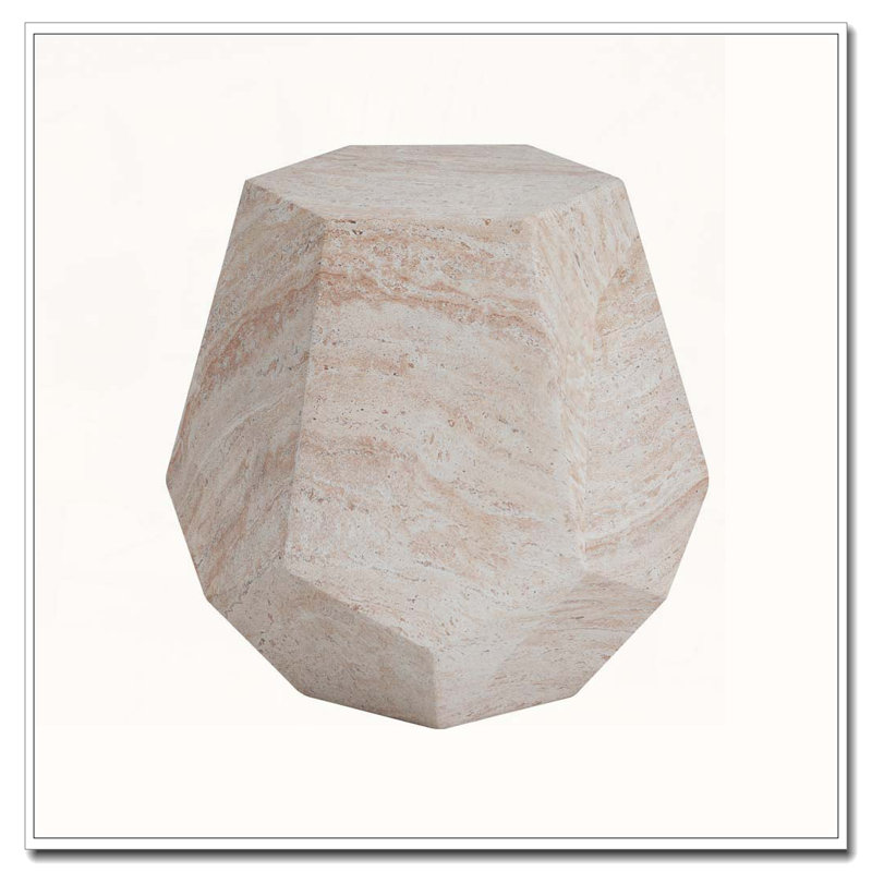 Table d'appoint d'extérieur en béton