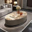 Table basse ovale légère et luxueuse-106411425-106411427