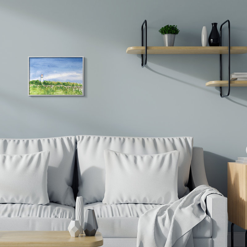«Heublein Tower Forest Overlook Landscape» par Melissa Hyatt LLC - Peinture sur toile, H 11 po x l 14 po