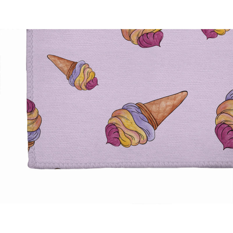 Summer Ice Cream Outdoor Rug, Runner 2'6" x 8'