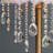 18" Feather Crystal Table Lamp With Light