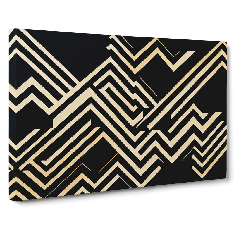 Brave Modern Abstract Art - Wrapped Canvas, 35cm H x 50cm W x 3cm D