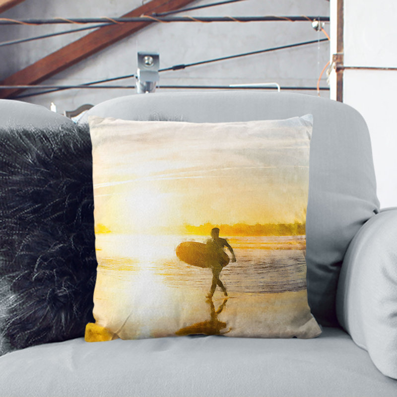 Square Throw Cushion, 55cm H x 55cm W x 20cm D