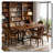 Rustic Sturdy Easy Assembly Pub Bar Counter