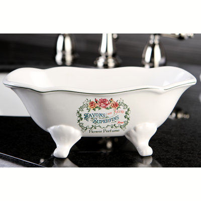 Kingston Brass Savons Superfins 7-9/16-Inch Mini Tub