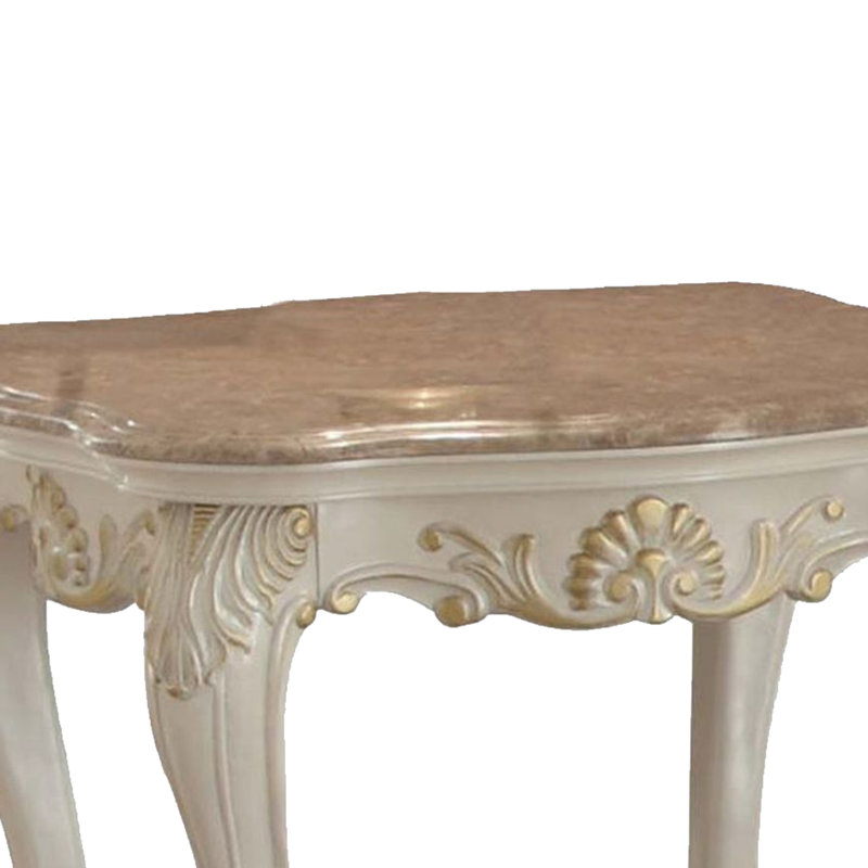 Gavino Solid Wood End Table