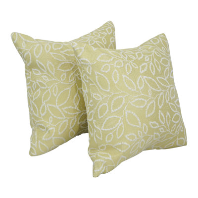 Floral Reversible Throw Pillow