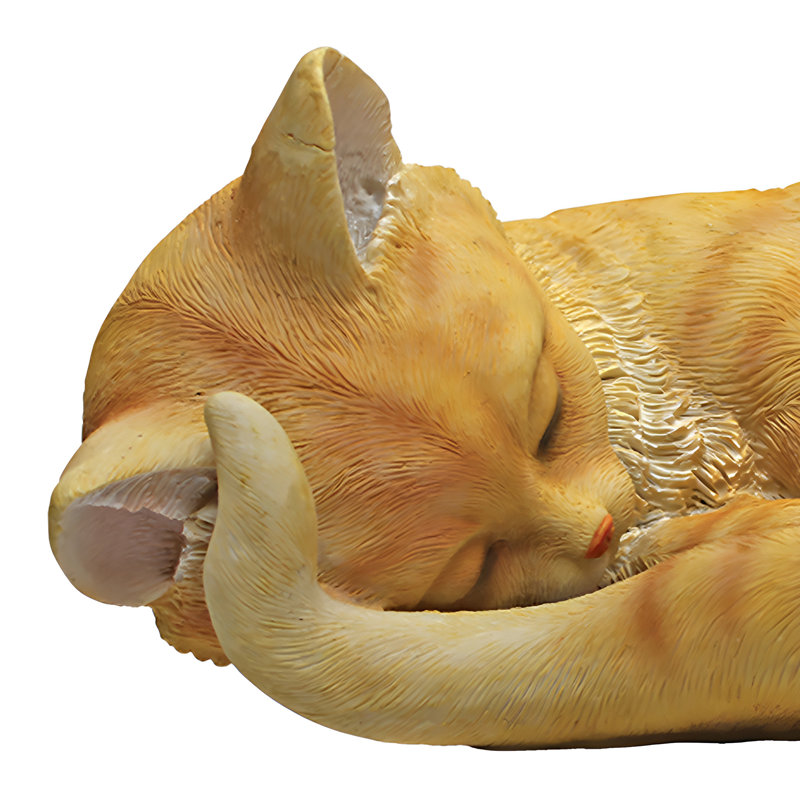 Statue chat de couchage Cat Nap