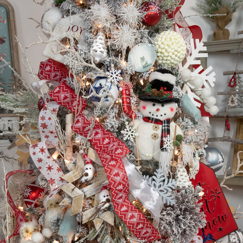Décorations de table de Noël, bonhommes de neige, hiver