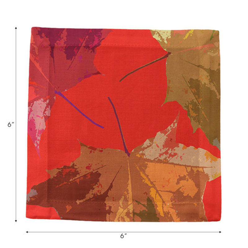 Square Napkins, Pumpkin
