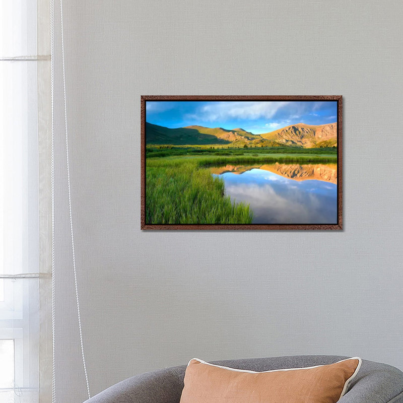 Mount Bierstadt From Guanella Pass Reflected In Pond, Colorado by Tim Fitzharris - Gallery-Wrapped Canvas Giclée on Canvas