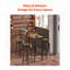 Table bistro à hauteur de bar - 39 po x 16 po x 35,5 po