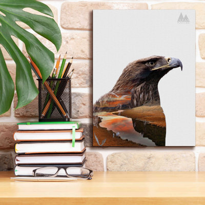 Aigle par Clean Nature - reproduction sur toile tendue