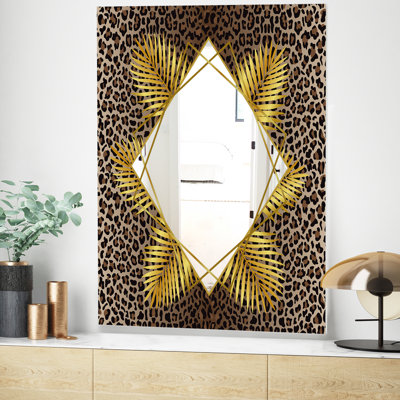 Leopard 5 Glam and Modern  Wall Mirror