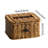 Plastic Rattan Tissue Box Cover With Lid For Bathroom Kitchen Bedroom Face Towels Holder Dispenser