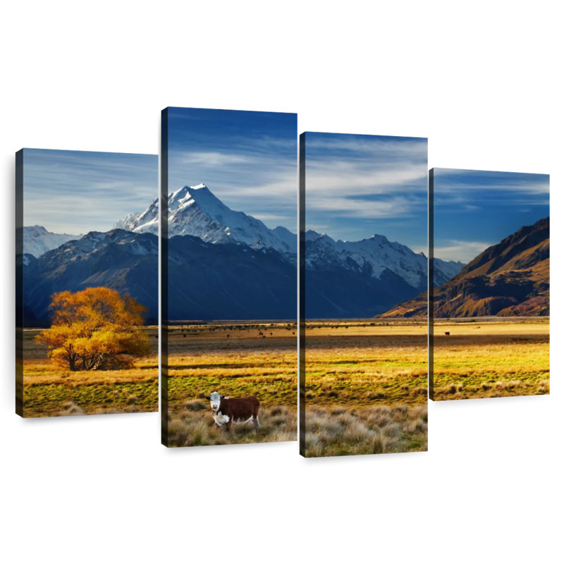 Lynelle Mount Cook Farmland, 22" H x 36" W