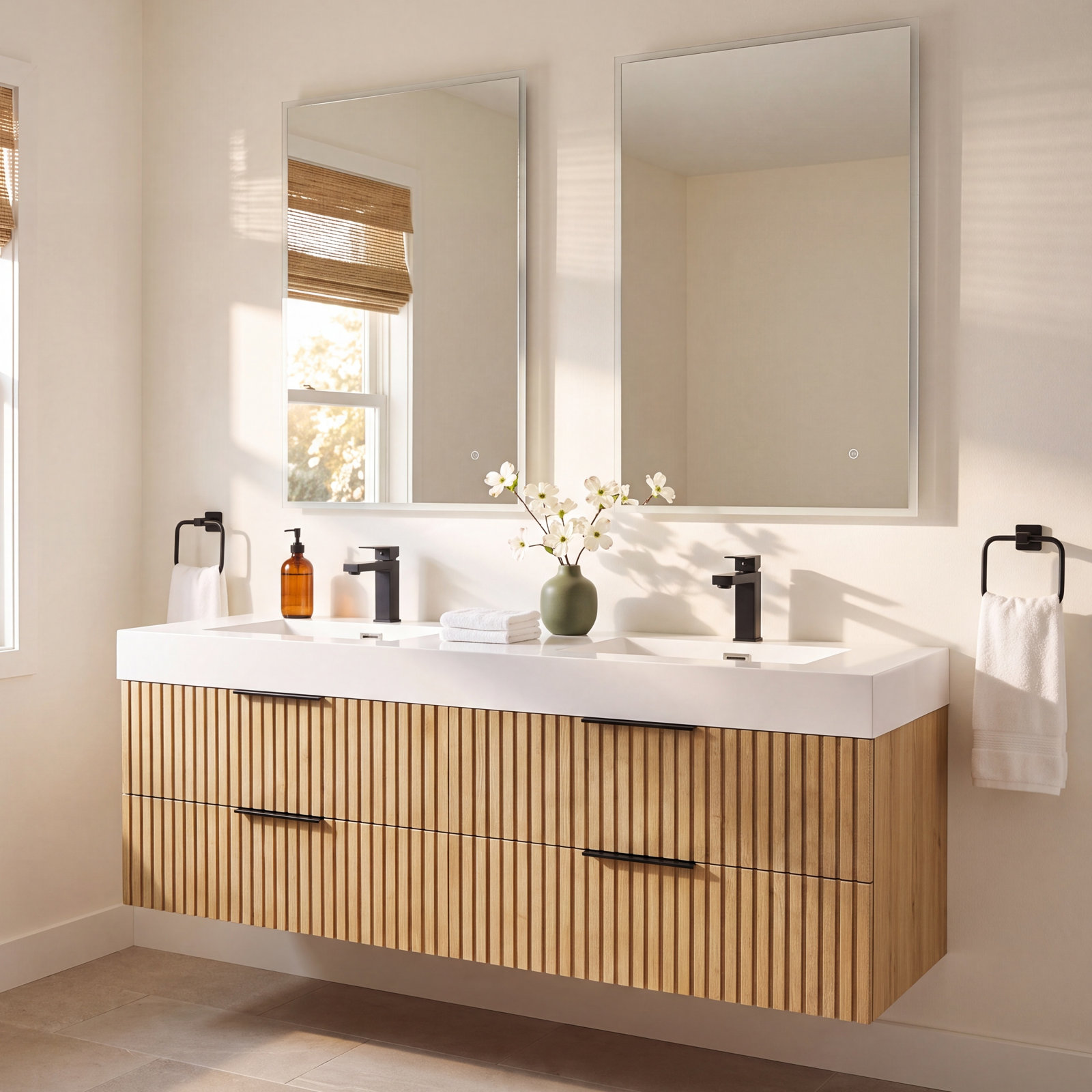 Livia 60" Double Bathroom Vanity