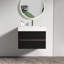 Meuble-lavabo mural moderne de 30 pi avec lavabo en quartz et tiroirs à fermeture en douceur, lavabo une pièce, panneaux de qualité E1, 20% plus de rangement, montage facile, assemblage double, côté grain de bois blanc brillant