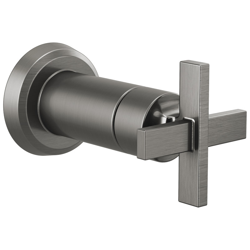 Levoir® Sensori® Volume Control Trim Cross, Luxe Steel