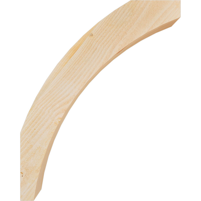 Thorton Knee Brace, 4"W Douglas Fir (Rough Sawn), 24-in. D x 30-in. H