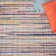 Fales Office Chair Collection Fabric/Metal Striped Rug