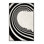 Tapis arc-en-ciel doux et moelleux de style art déco narbert