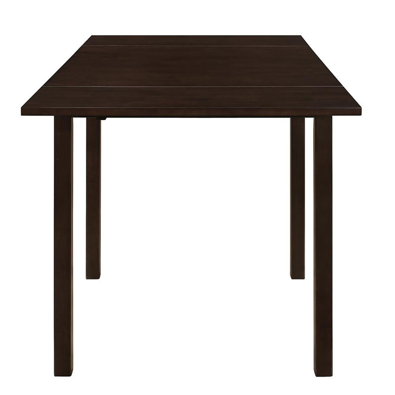 Cappuccino Dining Table with Drop Extension Leaf