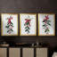 Art de Noël des Fêtes de Noël - Toile tendue avec châssis sur mesure - 3 pièces-162172516-162172517