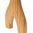 Decorative Arched Wood Vase