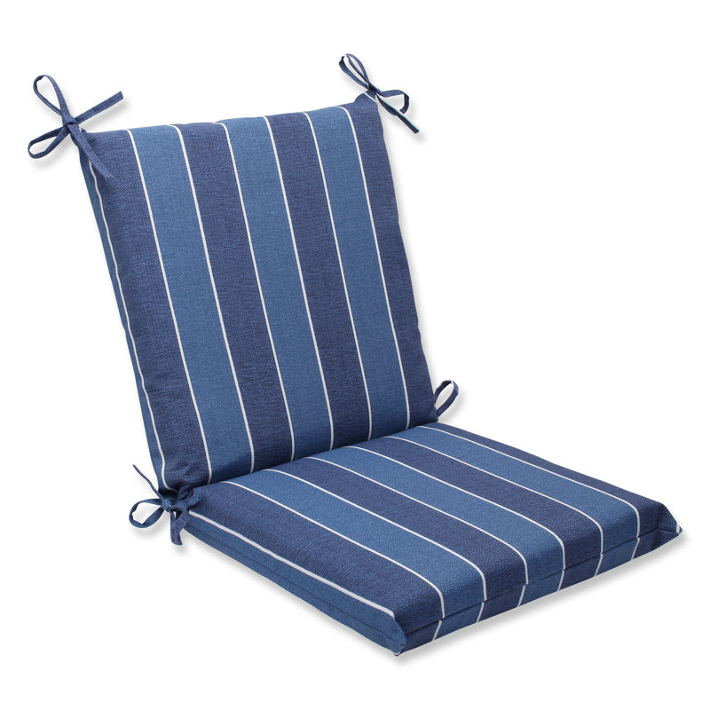 Coussin de chaise de salon intérieur/extérieur Baggett, Indigo