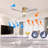 52 Inch Decorative LED Ceiling Fan With Dimmable LED Light 6 Speed Remote 3 Solid Wood Blades Reversible DC Motor For Living Room-1079588428-1079588426