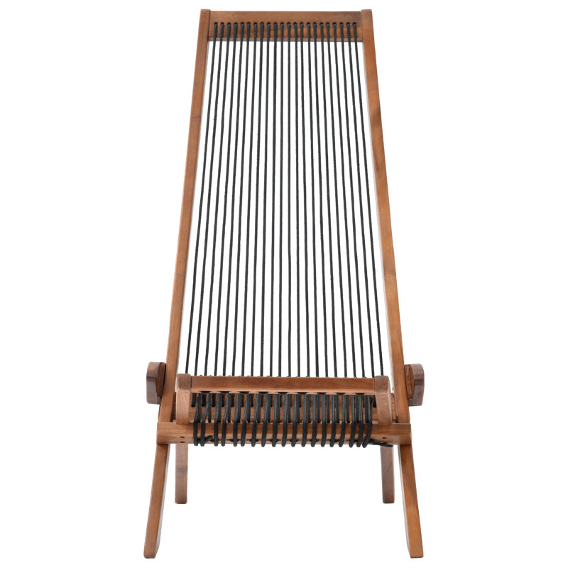 Chaise Adirondack pliante en bois massif Bronsyn Classic