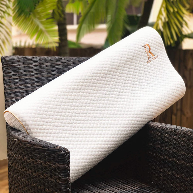 Royal Therapy Memory Foam Pillow, Contour for Cervical Support, Side Sleeper, Queen