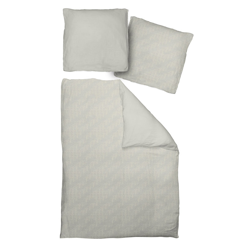 Lizeth Geometric Shapes Duvet Cover Set with Pillowcases Included, Single - 1 Pillowcase (80 x 80 cm), Grey