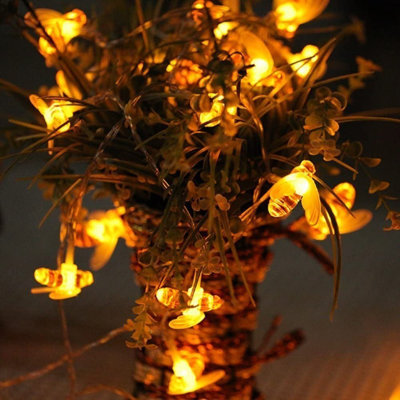 Outdoor 60 - Bulb 396'' Solar Powered LED Shaded String Light