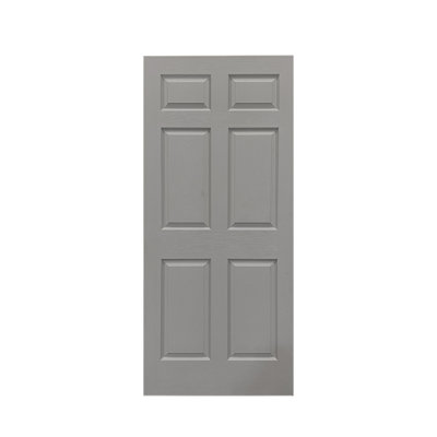 80'' Solid + Manufactured Wood Paneled Painted without Installation Hardware Kit Barn Door