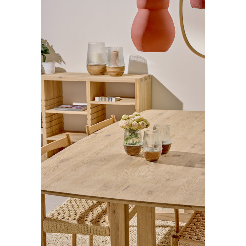Arbre Hurricane/Vase Mango Wood Small, Natural
