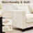 92.5" Curved Corduroy Sectional Sofa Seater for 3-997759084
