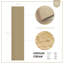 Papier peint en jute biologique Sharmaine