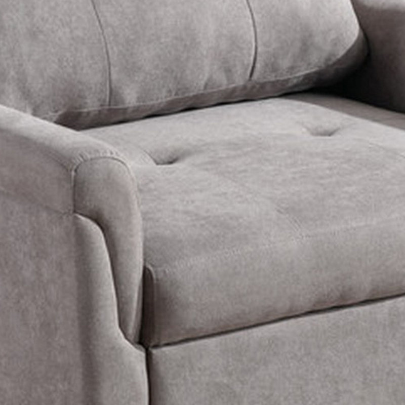 Fauteuil convertible capitonné l 35 po