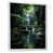 White Floater Framed