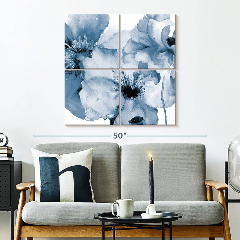 Avery Flowing Flowers II, 32" H x 32" W