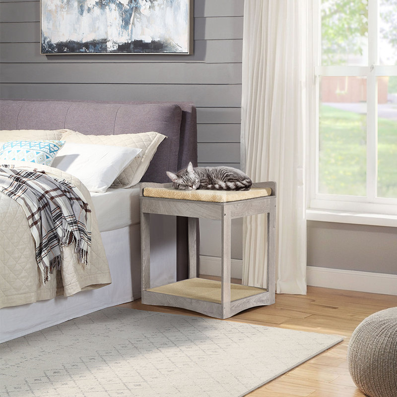 Elevated Dog Bed Cat Bed With Cushion And Cat Scratch Pad