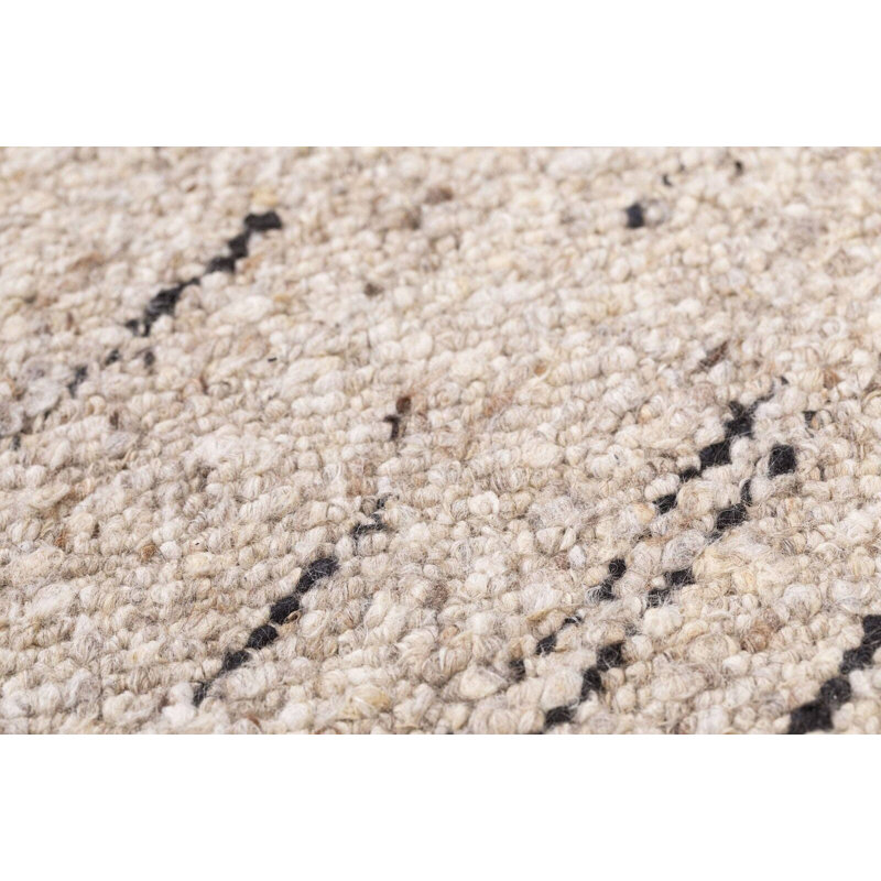 Plainweave Hand Knotted Wool No Pattern And Not Solid Color Area Rug, Rectangle 2' x 3'